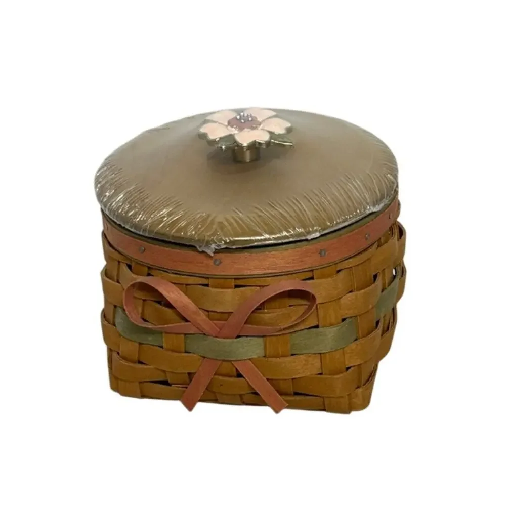 Longaberger 2009 Mother's Day Basket, Protector, Liner & Lid Combo Set New